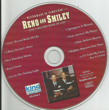 Load image into Gallery viewer, Reno And Smiley : Bluegrass Is Timeless: God's Record Book Of Life (CD, Album, Comp, RE)
