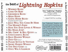 Load image into Gallery viewer, Lightnin&#39; Hopkins : The Best Of Lightning Hopkins (CD, Comp)
