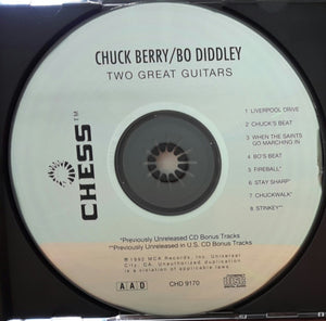 Bo Diddley / Chuck Berry : Two Great Guitars (CD, Album, RE)