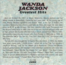 Load image into Gallery viewer, Wanda Jackson : Greatest Hits (CD, Comp)
