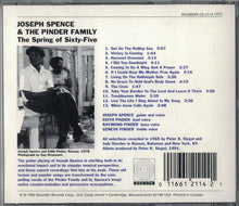 Load image into Gallery viewer, Joseph Spence &amp; The Pinder Family : The Spring Of Sixty-Five (CD, Album)
