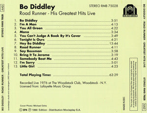 Bo Diddley : Road Runner - His Greatest Hits Live (CD, Comp)