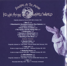 Load image into Gallery viewer, Kevin Ayers And The Whole World : Shooting At The Moon (CD, Album, RE, RM)
