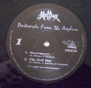 Hellion : Postcards From The Asylum (12", EP)