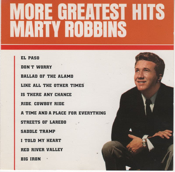 Marty Robbins : More Greatest Hits (CD, Comp)