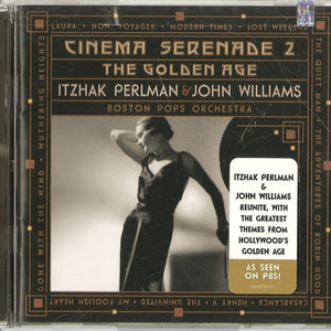 Itzhak Perlman, John Williams (4), Boston Pops Orchestra : Cinema Serenade 2 (CD, Comp)