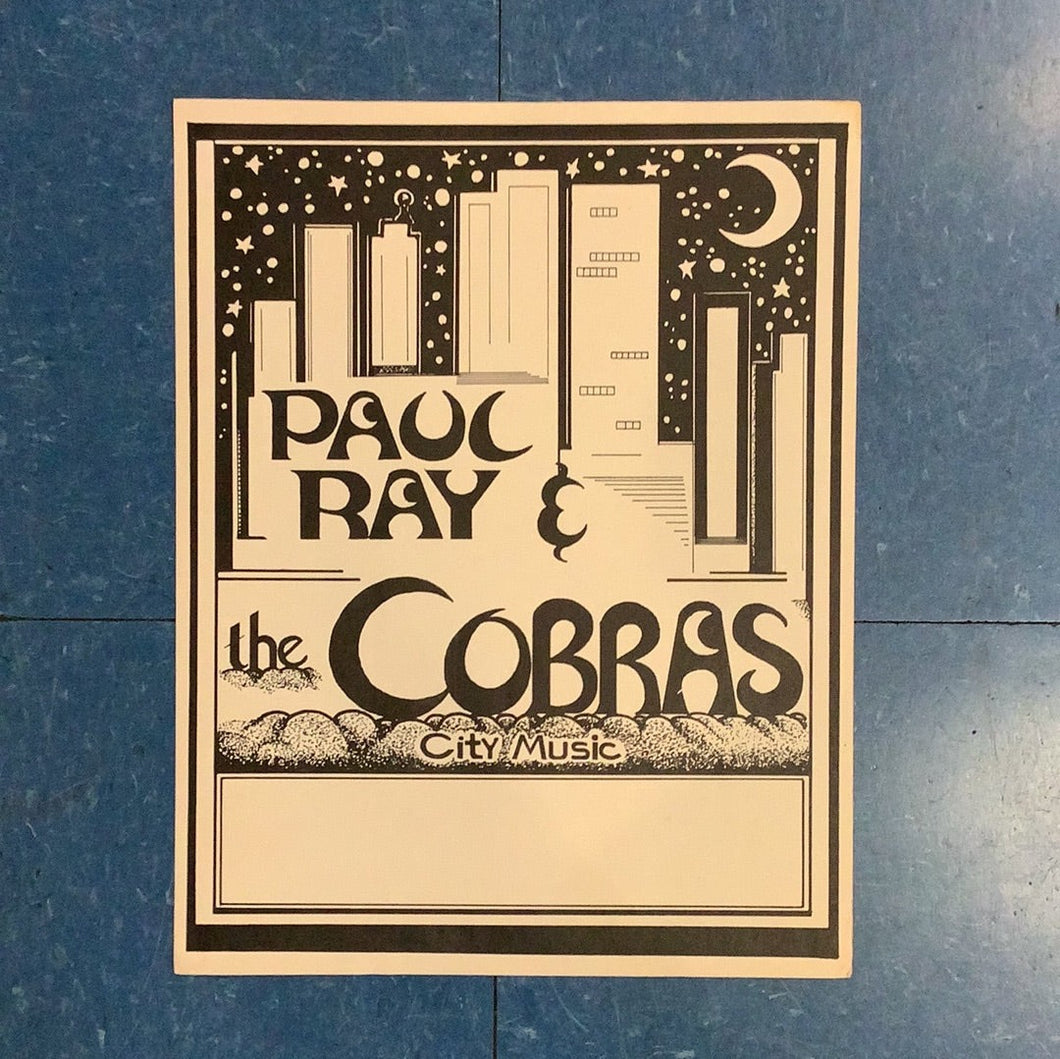 Paul Ray and The Cobras City Music (Poster)