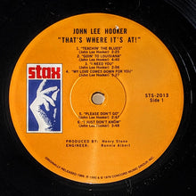 Load image into Gallery viewer, John Lee Hooker : That's Where It's At! (LP, Album, RE)
