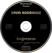 Load image into Gallery viewer, David Rodriguez (3) : Forgiveness (CD, Album)
