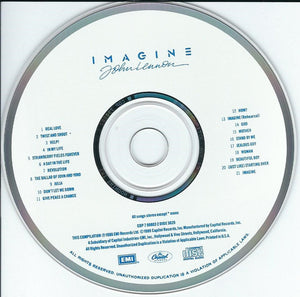 John Lennon : Imagine: John Lennon (Music From The Original Motion Picture) (CD, Album, Comp, Cap)