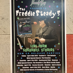 The Freddie Steady 5 "Live From Sugarhill Studios" Promo - 2010 (Poster)