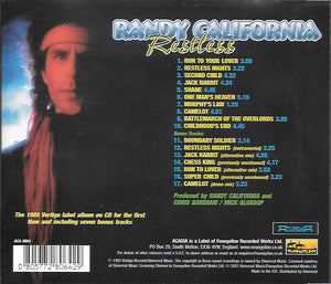 Randy California : Restless (CD, Album, RE, RM)