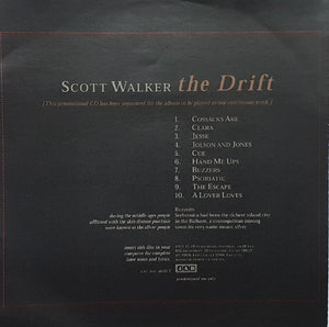 Scott Walker : The Drift (CDr, Album, Promo)