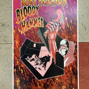 Roky Erickson "Bloody Hammer" (Poster)