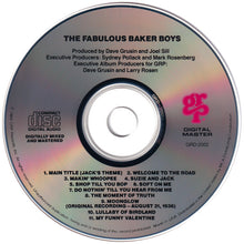 Load image into Gallery viewer, Dave Grusin : The Fabulous Baker Boys (Original Motion Picture Soundtrack) (CD, Album)
