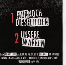 Load image into Gallery viewer, Unantastbar : Leben Lieben Leiden (CD, Ltd, Promo)
