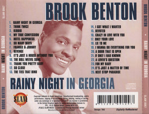 Brook Benton : Rainy Night In Georgia (CD, Comp, RM)