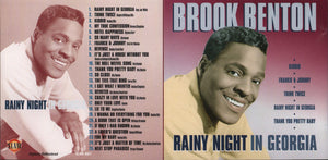 Brook Benton : Rainy Night In Georgia (CD, Comp, RM)