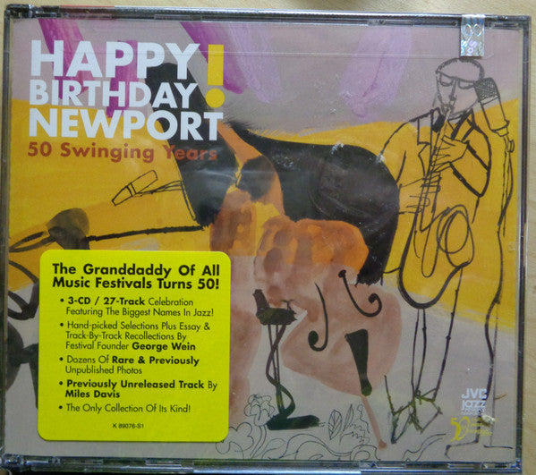 Various : Happy Birthday Newport! (50 Swinging Years) (3xCD, Comp, RE)