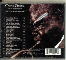 Load image into Gallery viewer, Calvin Owens And His Blues Orchestra* : &quot;That&#39;s Your Booty&quot; (CD, Album)
