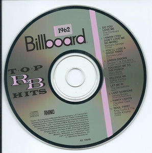 Various : Billboard Top R&B Hits - 1962 (CD, Comp)