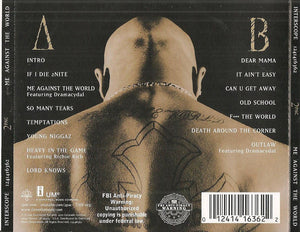 2Pac : Me Against The World (CD, Album, RE)