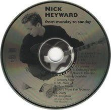 Load image into Gallery viewer, Nick Heyward : From Monday To Sunday (CD, Album)
