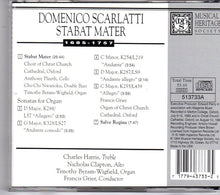 Load image into Gallery viewer, Domenico Scarlatti, The Choir Of Christ Church Cathedral, Anthony Pleeth, Chi Chi Nwanoku, Timothy Byram-Wigfield, Francis Grier : Stabat Mater, Salve Regina, Sonatas For Organ (CD, RE)
