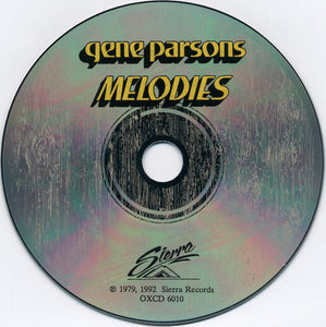 Gene Parsons : Melodies (CD, Album)