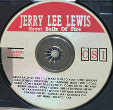 Load image into Gallery viewer, Jerry Lee Lewis : Great Balls Of Fire (CD, Comp)

