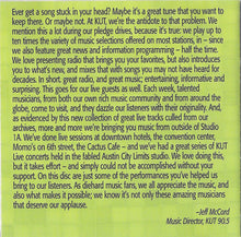 Load image into Gallery viewer, Various : KUT Live Vol. 9 - KUT 90.5 FM (CD, Album)
