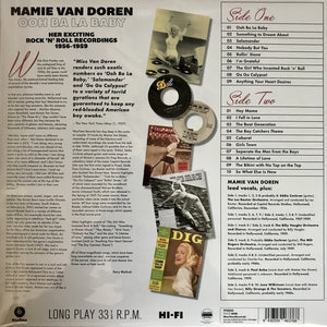 Mamie Van Doren : Ohh Ba La Baby (Her Exciting Rock 'N' Roll Recordings, 1956-1959.) (LP, Comp, Ltd)