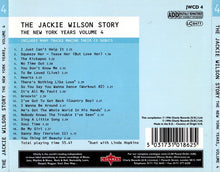 Load image into Gallery viewer, Jackie Wilson : The Jackie Wilson Story - The New York Years, Volume 4 (CD, Comp)
