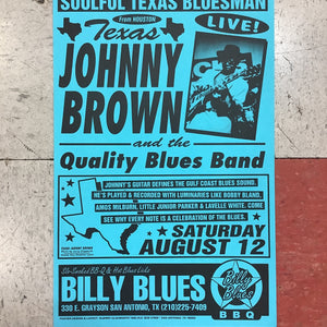 Johnny Brown at Billy Blues - 1995 (Poster)