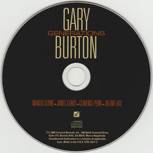 Load image into Gallery viewer, Gary Burton : Generations (CD, Album)
