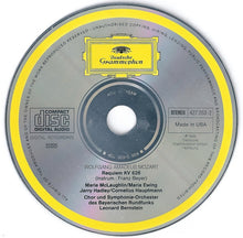 Load image into Gallery viewer, Wolfgang Amadeus Mozart, Marie McLaughlin, Maria Ewing, Jerry Hadley, Cornelius Hauptmann, Chor Des Bayerischen Rundfunks &amp; Symphonie-Orchester Des Bayerischen Rundfunks, Leonard Bernstein : Requiem (CD, Album)
