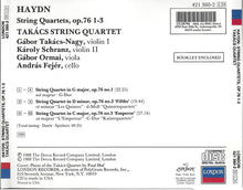 Load image into Gallery viewer, Haydn* - Takács Quartet : String Quartets, Op. 76 1-3 (CD, Album, Club)
