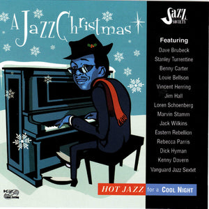 Various : A Jazz Christmas,  Hot Jazz For A Cool Night (CD, Comp, RE)