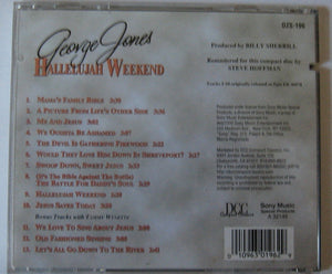 George Jones (2) : Hallelujah Weekend (CD, Album)