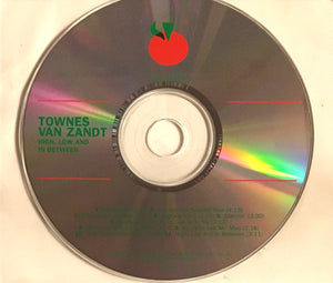Townes Van Zandt : High, Low And In Between (CD, Album, RE, RP)