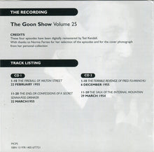Load image into Gallery viewer, The Goons : Volume 25: The Saga Of The Internal Mountain (2xCD, RM)
