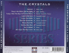 Load image into Gallery viewer, The Crystals : He&#39;s A Rebel (CD, Comp, RE)
