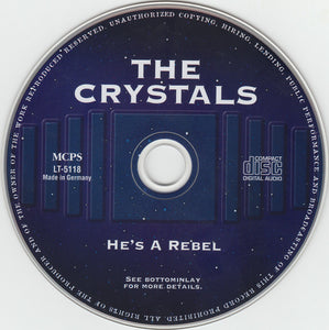 The Crystals : He's A Rebel (CD, Comp, RE)