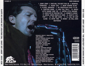 Jerry Lee Lewis : The Greatest Live Shows On Earth (CD, Comp)