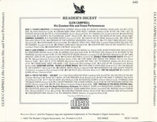 Load image into Gallery viewer, Glen Campbell : His Greatest Hits &amp; Finest Performances (3xCD, Comp, RM)
