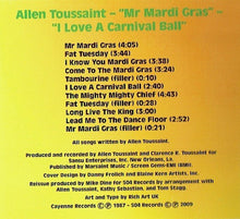 Load image into Gallery viewer, Allen Toussaint : Mr. Mardi Gras (I Love A Carnival Ball) (CD, RM)
