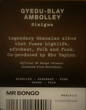 Load image into Gallery viewer, Gyedu-Blay Ambolley* : Simigwa (LP, Album, RE)
