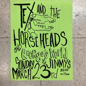 Tex and the Horseheads at Jimmy's (Poster)