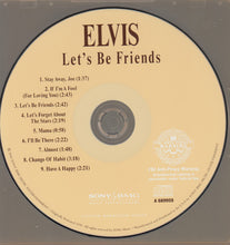Load image into Gallery viewer, Elvis Presley : Let's Be Friends (CD, Album, Comp, RE)
