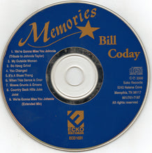 Load image into Gallery viewer, Bill Coday : Memories (CD, Album)
